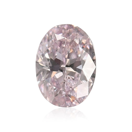 0,39 Karat Fancy Light Purplish Pink Ovaler Diamant (I1) GIA