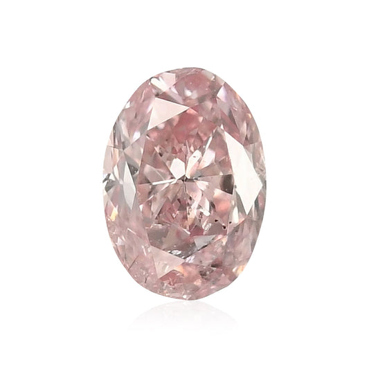 0,20 Karat Fancy Pink Ovaler Diamant (I1) GIA