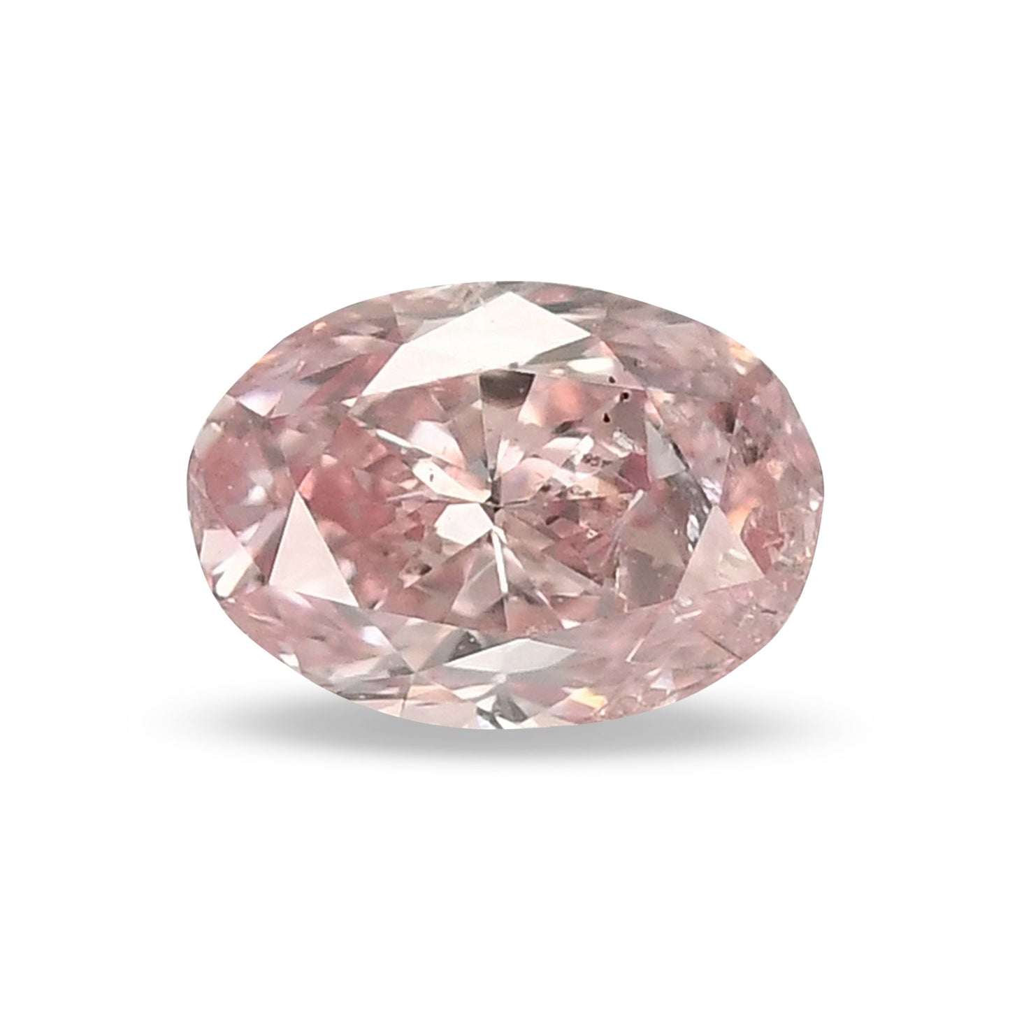 0,20 Karat Fancy Pink Ovaler Diamant (I1) GIA