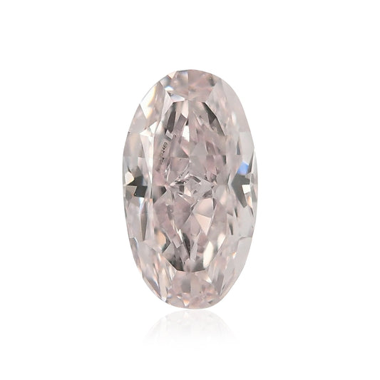 0,34 Karat sehr hellrosa ovaler Diamant VVS1 GIA