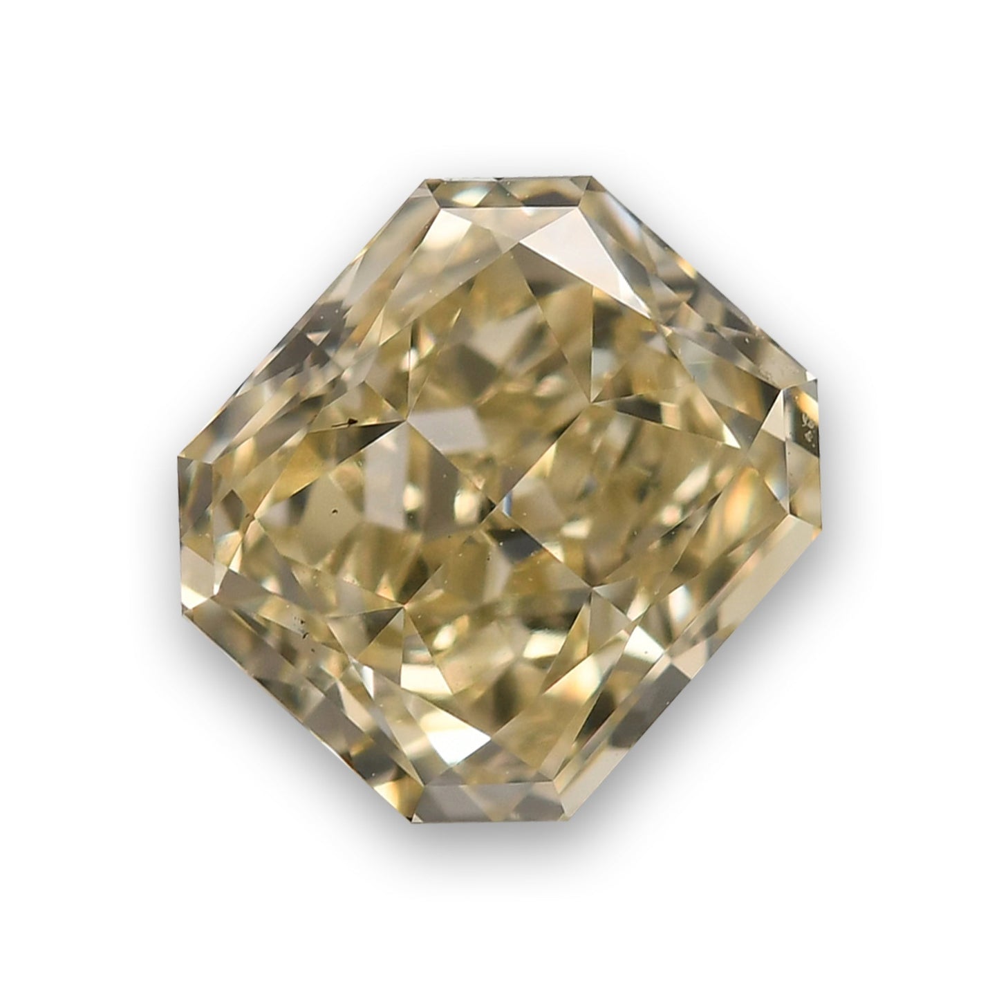 1,33 Karat Fancy Light Brownish Yellow Radiant VS2 GIA