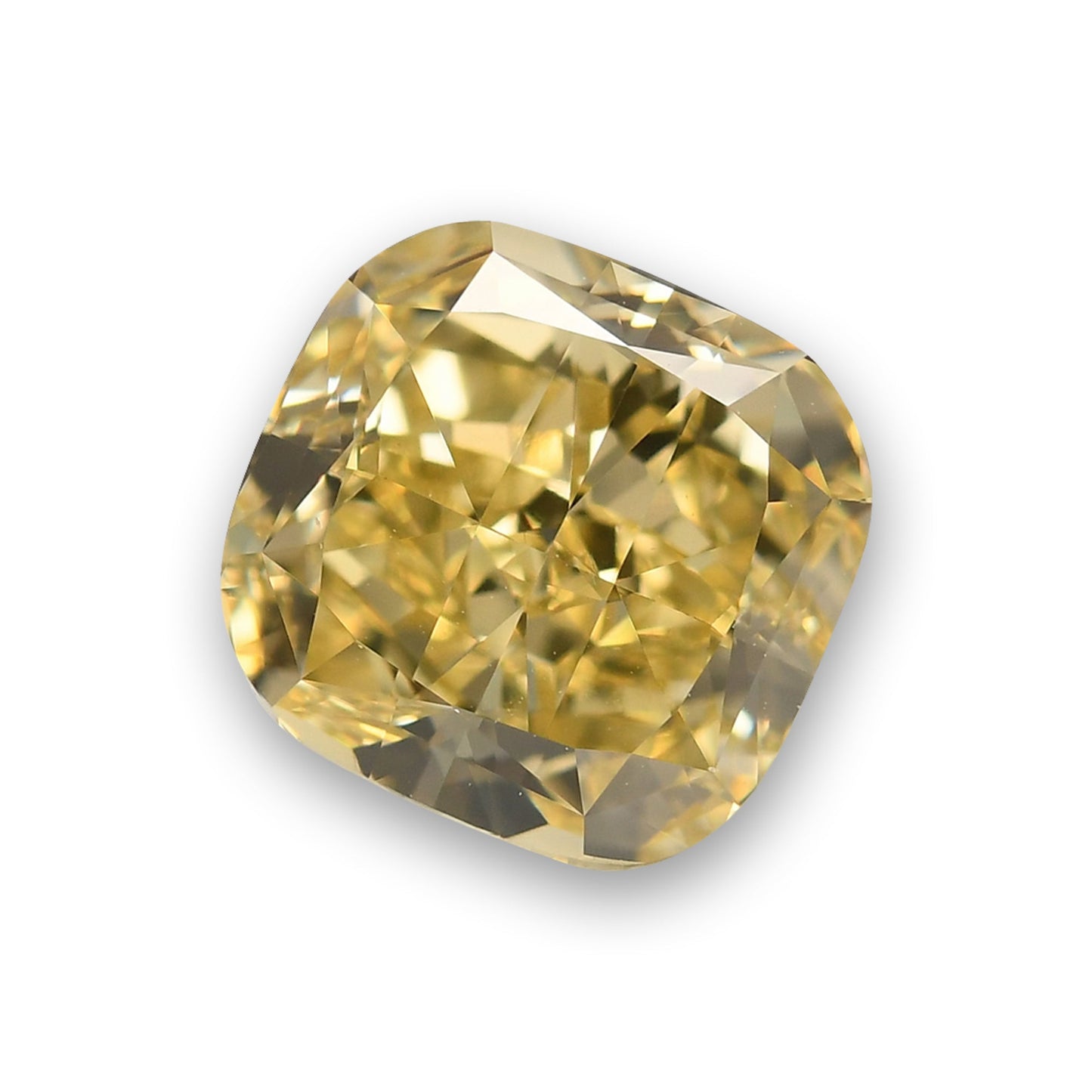 1,71 Karat Fancy Brownish Yellow Cushion Diamond VS2 GIA