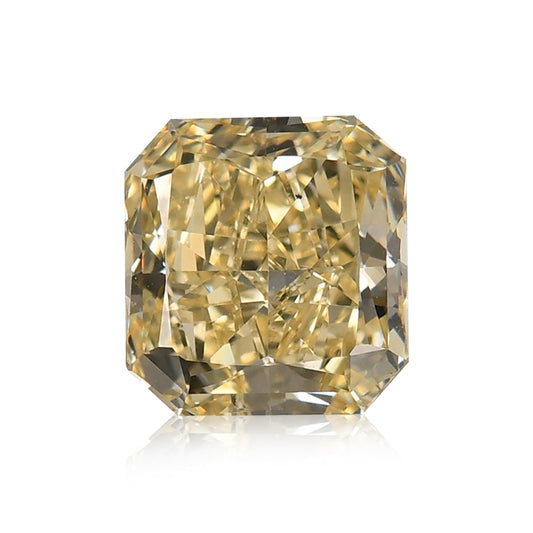 2,03 Karat Fancy Light Brownish Yellow Radiant VS2 GIA