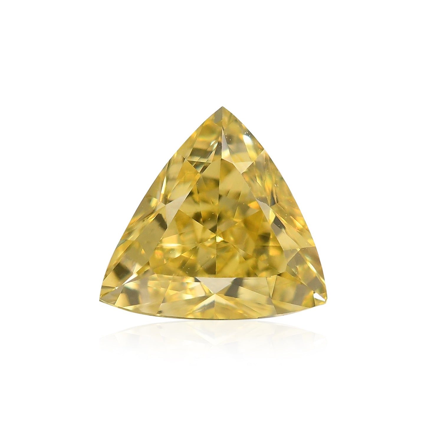 1,01 Karat Fancy Intense Yellow Trilliant Diamond VVS1 GIA