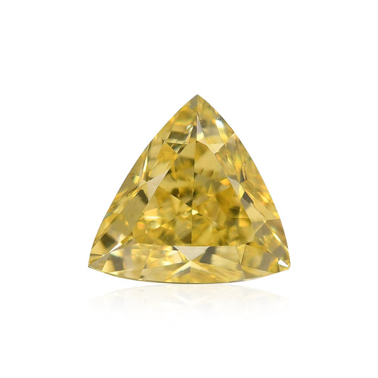 1,01 Karat Fancy Intense Yellow Trilliant Diamond VVS1 GIA