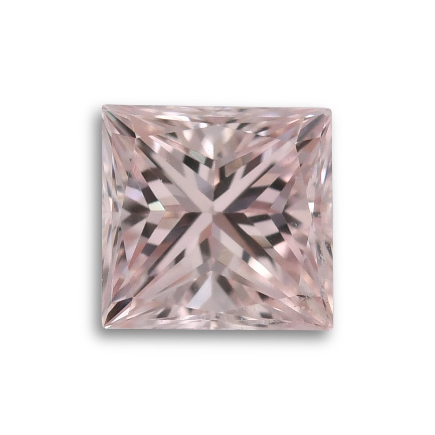 0,23 Karat hellrosa Prinzessdiamant VS2 GIA