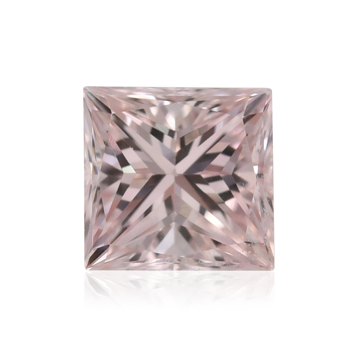 0,23 Karat hellrosa Prinzessdiamant VS2 GIA