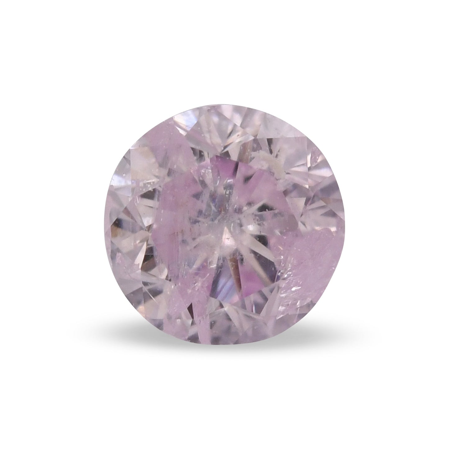 0,25 Karat Fancy Light Purplish Pink Brillant (SI2) GIA