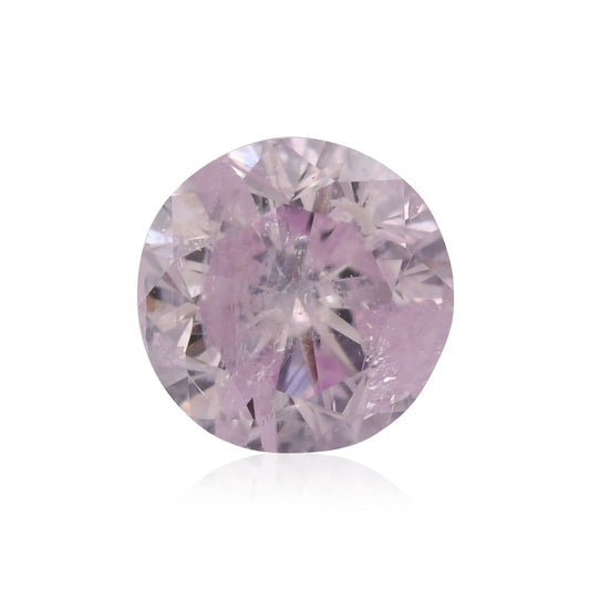 0,25 Karat Fancy Light Purplish Pink Brillant (SI2) GIA