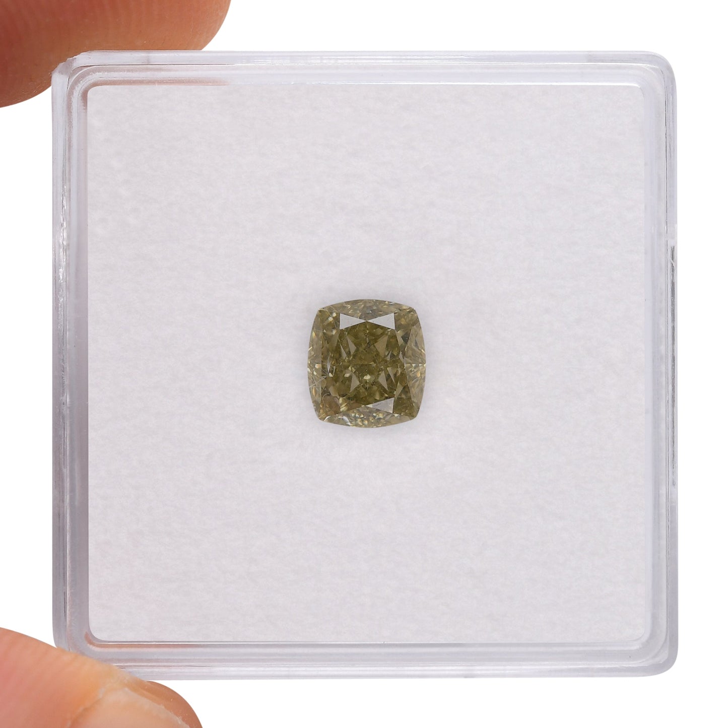 1,05 Karat Chamäleon-Kissen-Diamant VS1 GIA