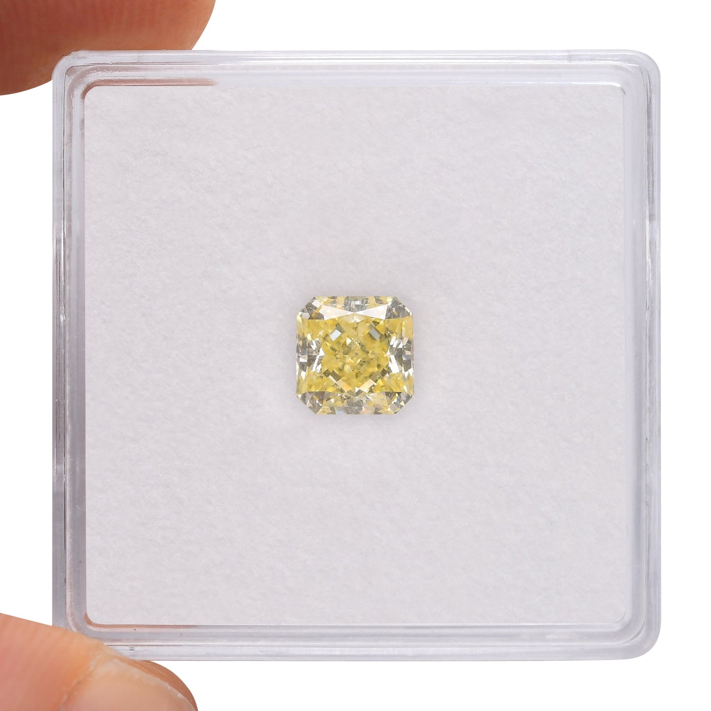 1,00 Karat Fancy Yellow Radiant SI1 GIA
