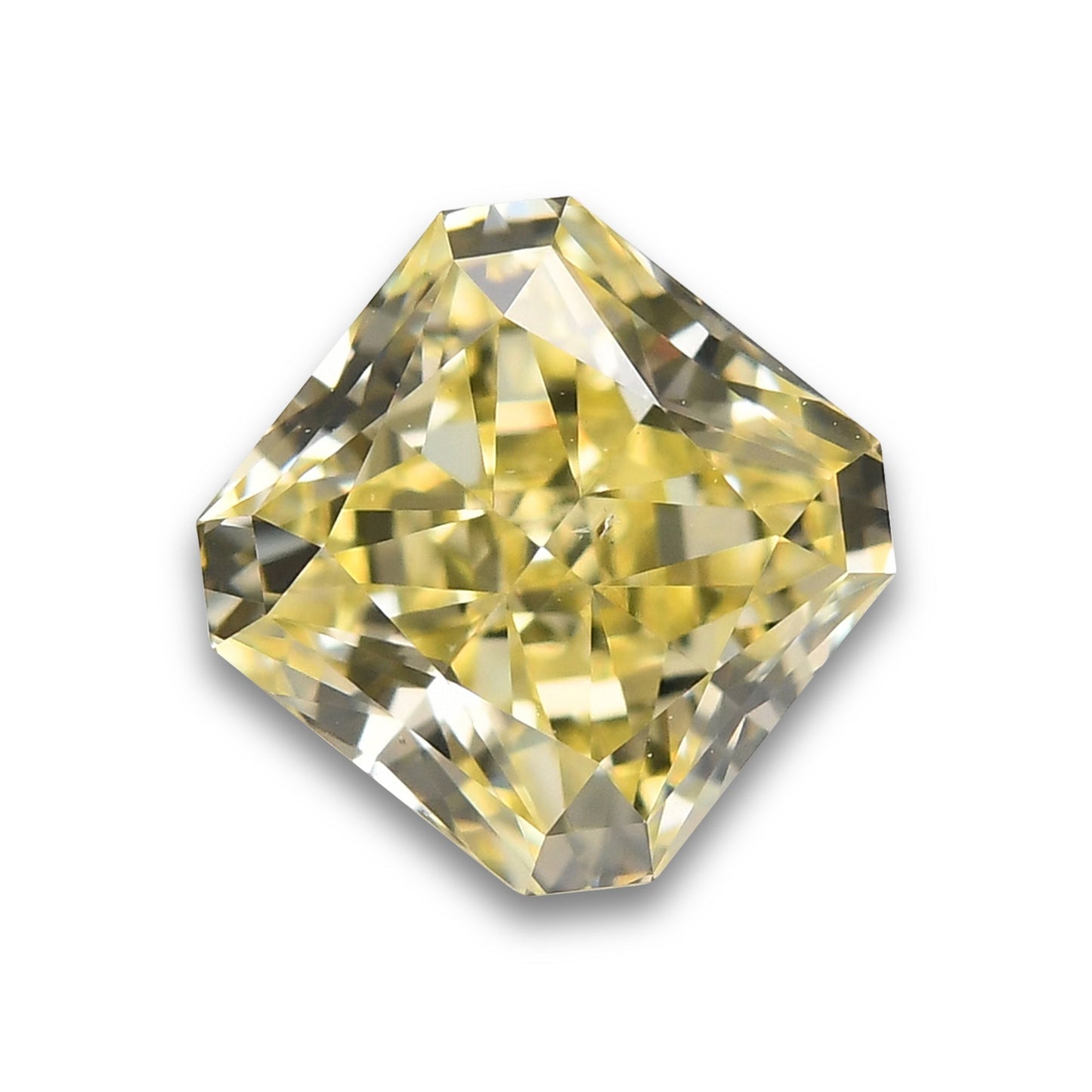 1,00 Karat Fancy Yellow Radiant SI1 GIA