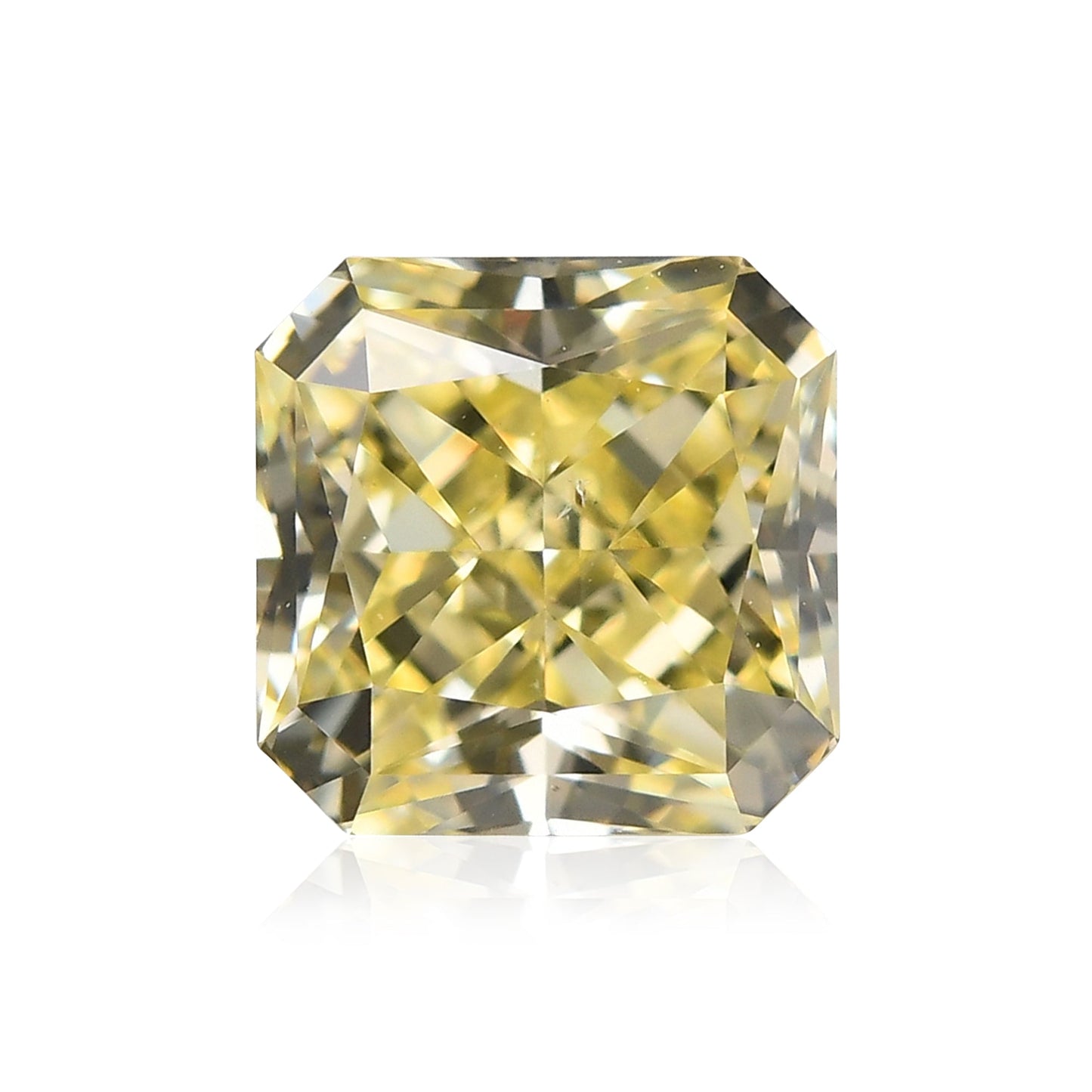 1,00 Karat Fancy Yellow Radiant SI1 GIA