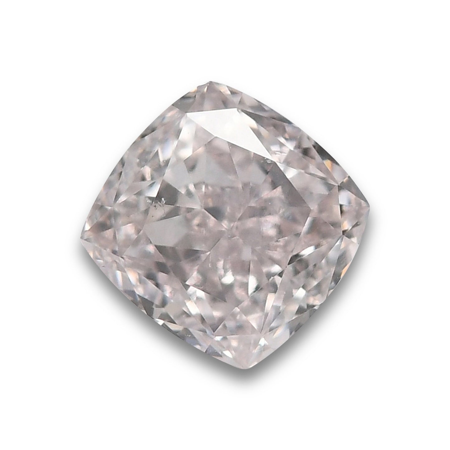 0,60 Karat sehr hellrosa Kissen-Diamant SI1 GIA
