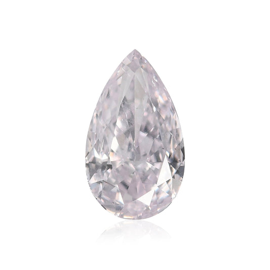 0.72 Carat Very Light Pink Pear Diamond SI1 GIA