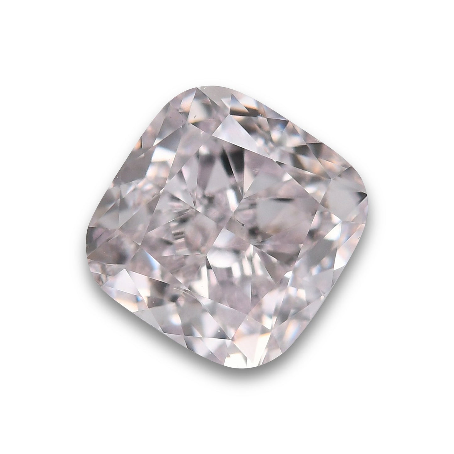 1,53 Karat sehr hellrosa Kissen-Diamant VS2 GIA