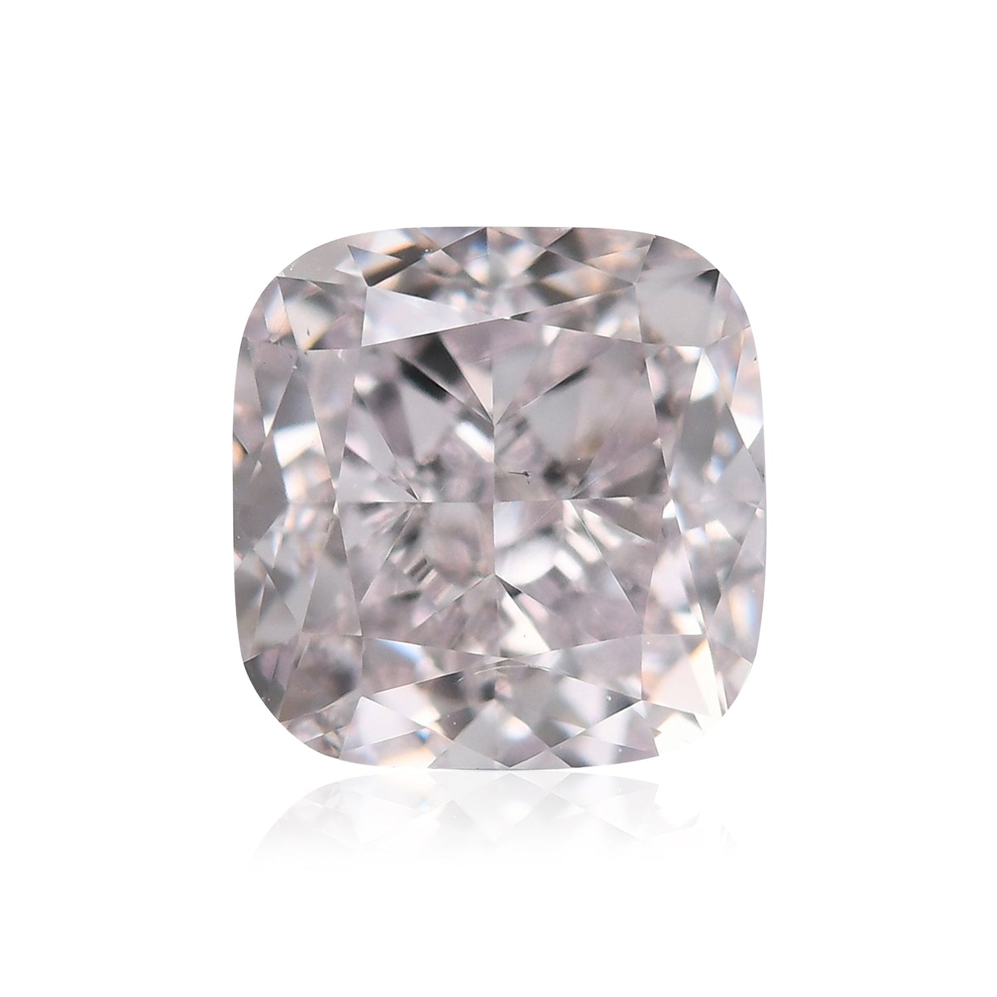 1,53 Karat sehr hellrosa Kissen-Diamant VS2 GIA