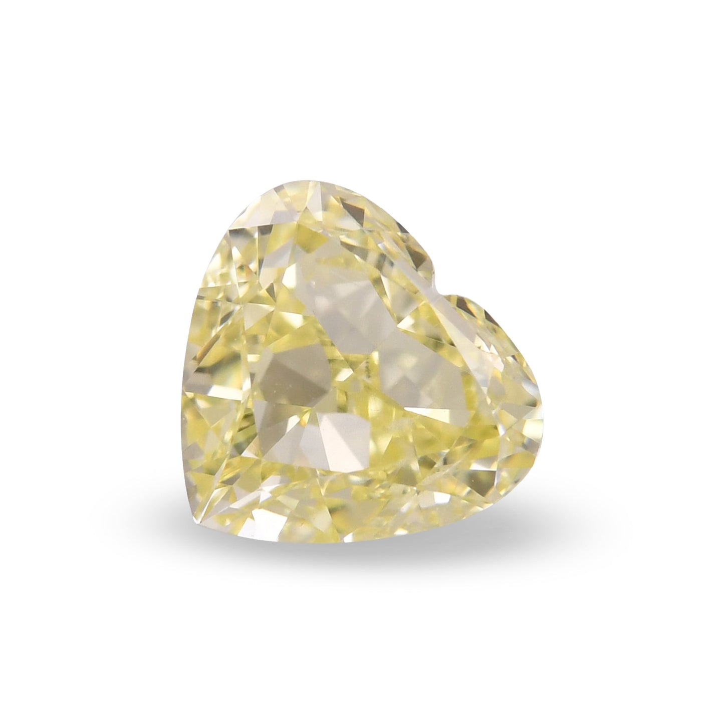 1,00 Karat Fancy Light Yellow Heart Diamant SI2 GIA