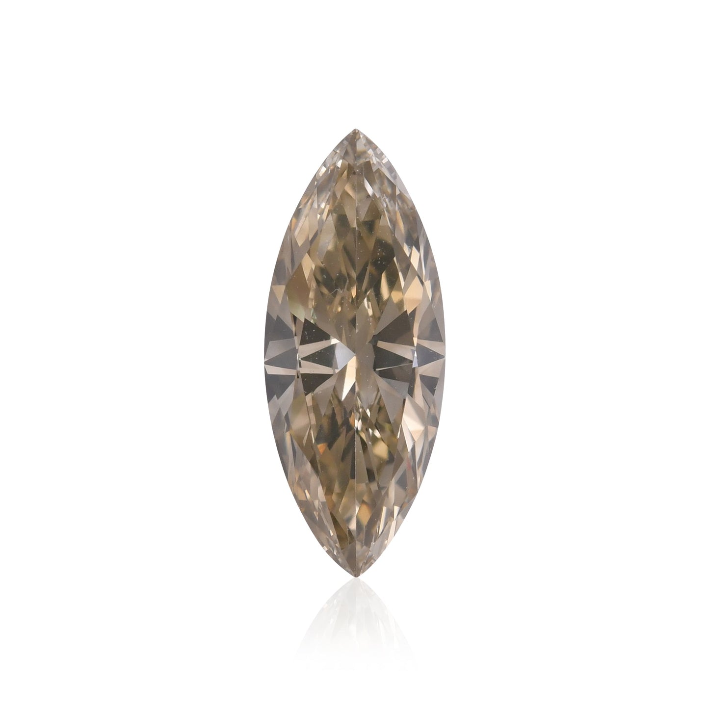 1,09 Karat Fancy Brown Greenish Yellow Marquise Diamant SI1 GIA