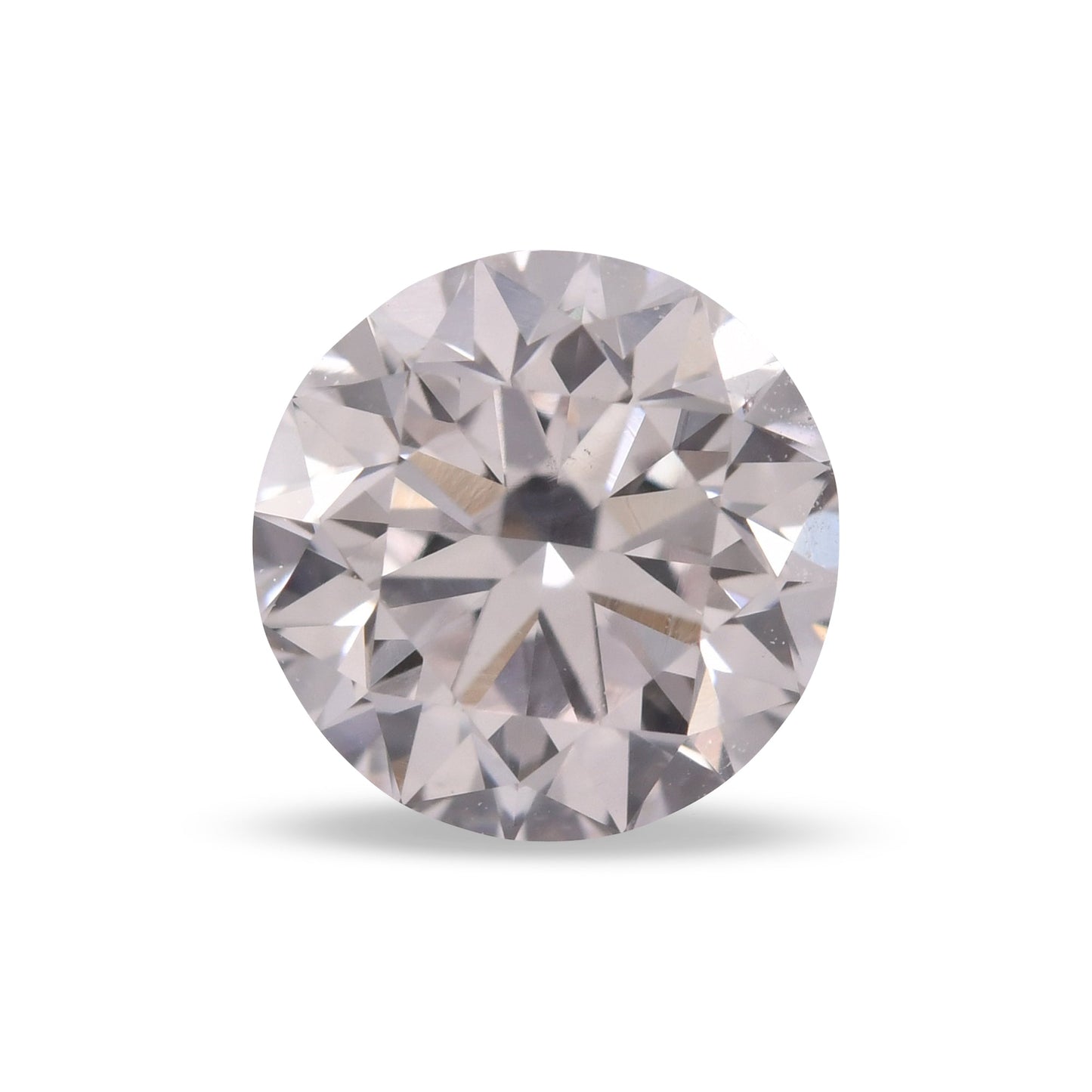 1,00 Karat blassrosa-brauner, runder Brillant-Diamant, SI2, GIA