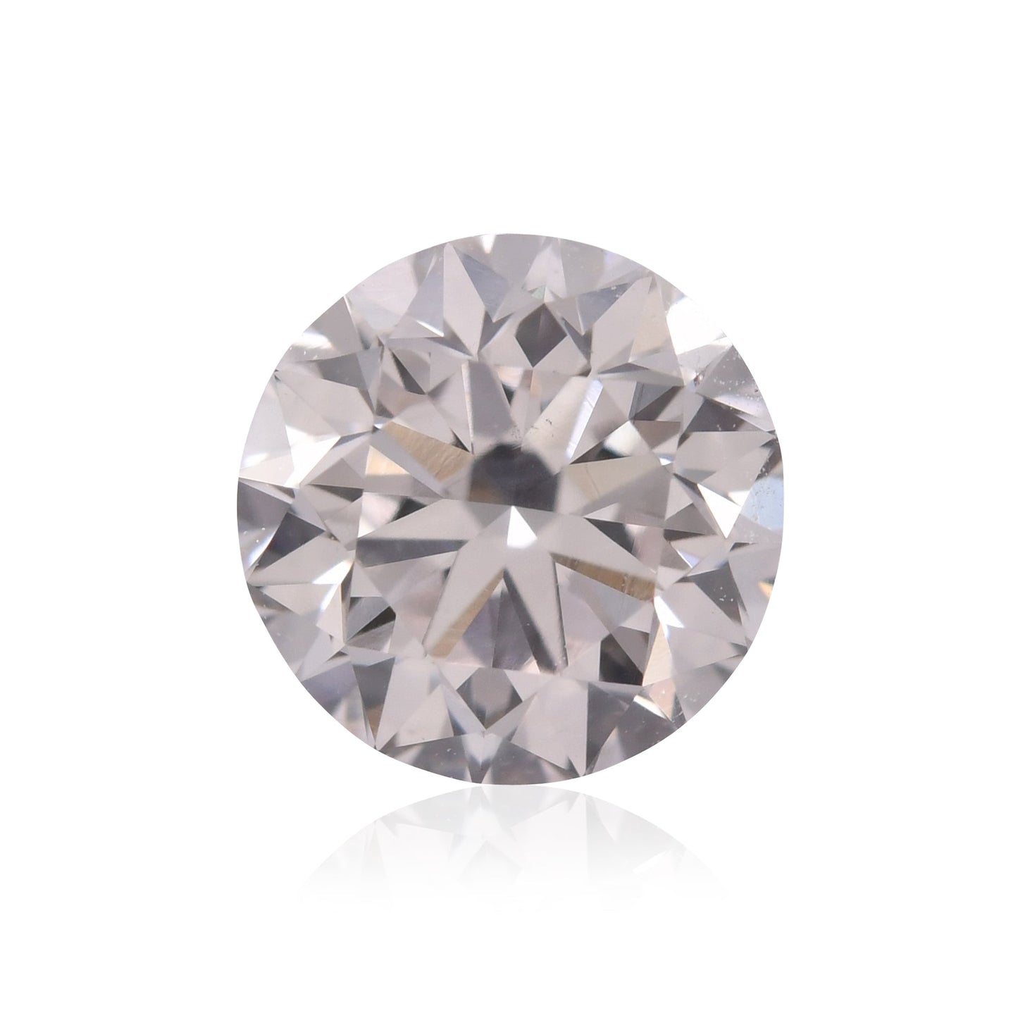 1,00 Karat blassrosa-brauner, runder Brillant-Diamant, SI2, GIA