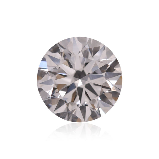0,91 Karat blassrosa-brauner, runder Brillantdiamant, VS2, GIA