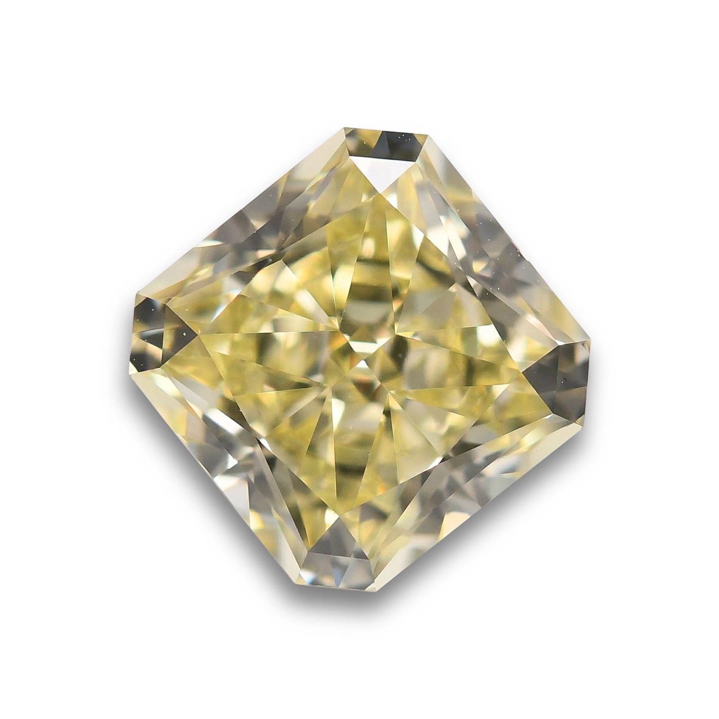 2,03 Karat Fancy Yellow Radiant VVS1 GIA