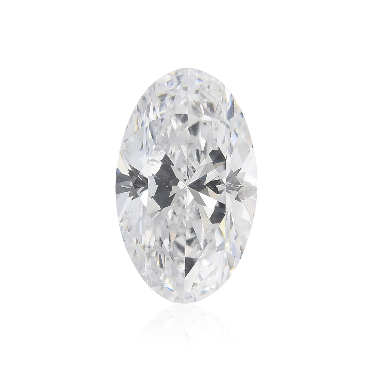 0,82 Karat D ovaler Diamant SI2 GIA