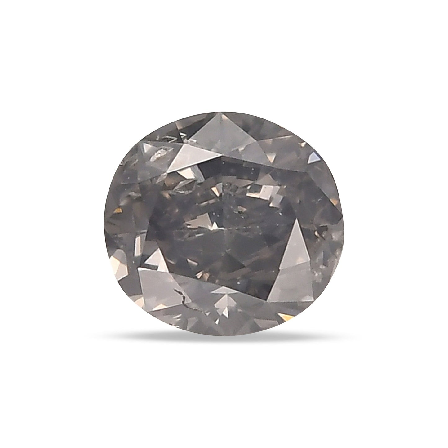 0,54 Karat Fancy Gray Cushion Diamant GIA