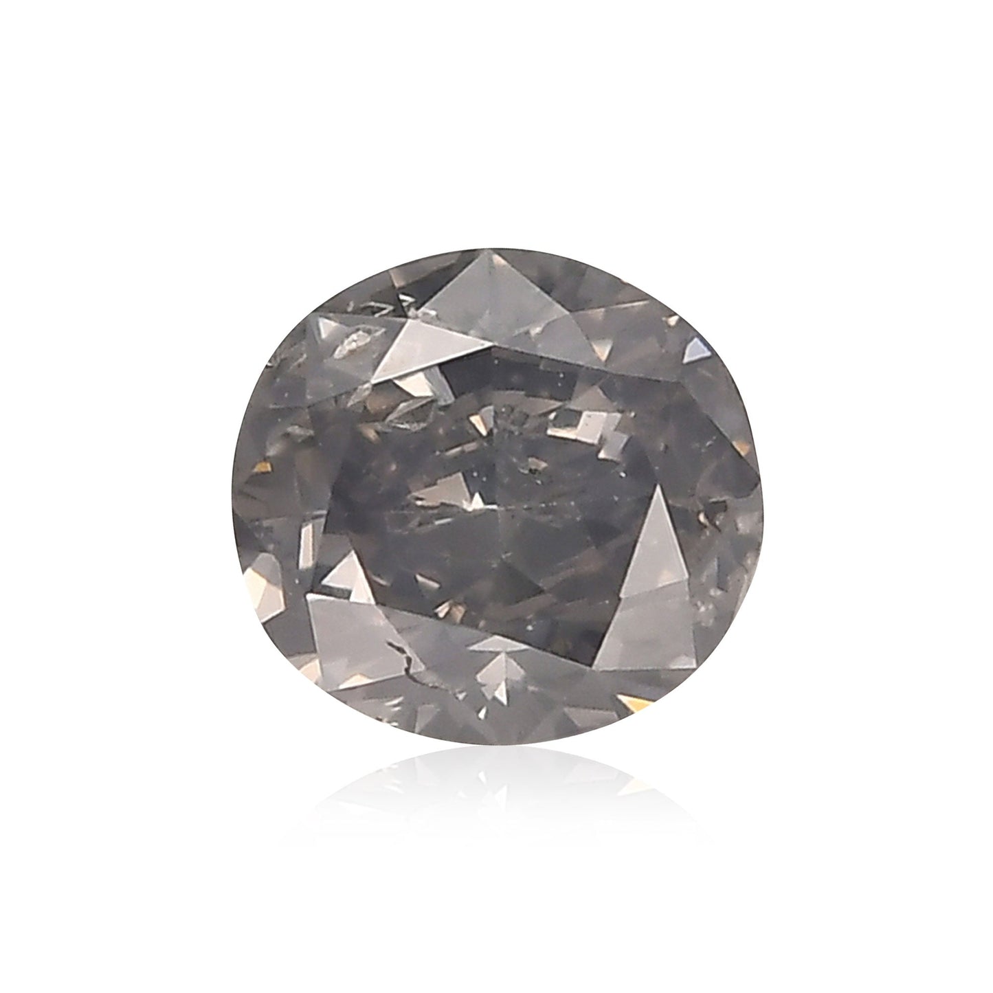 0,54 Karat Fancy Gray Cushion Diamant GIA