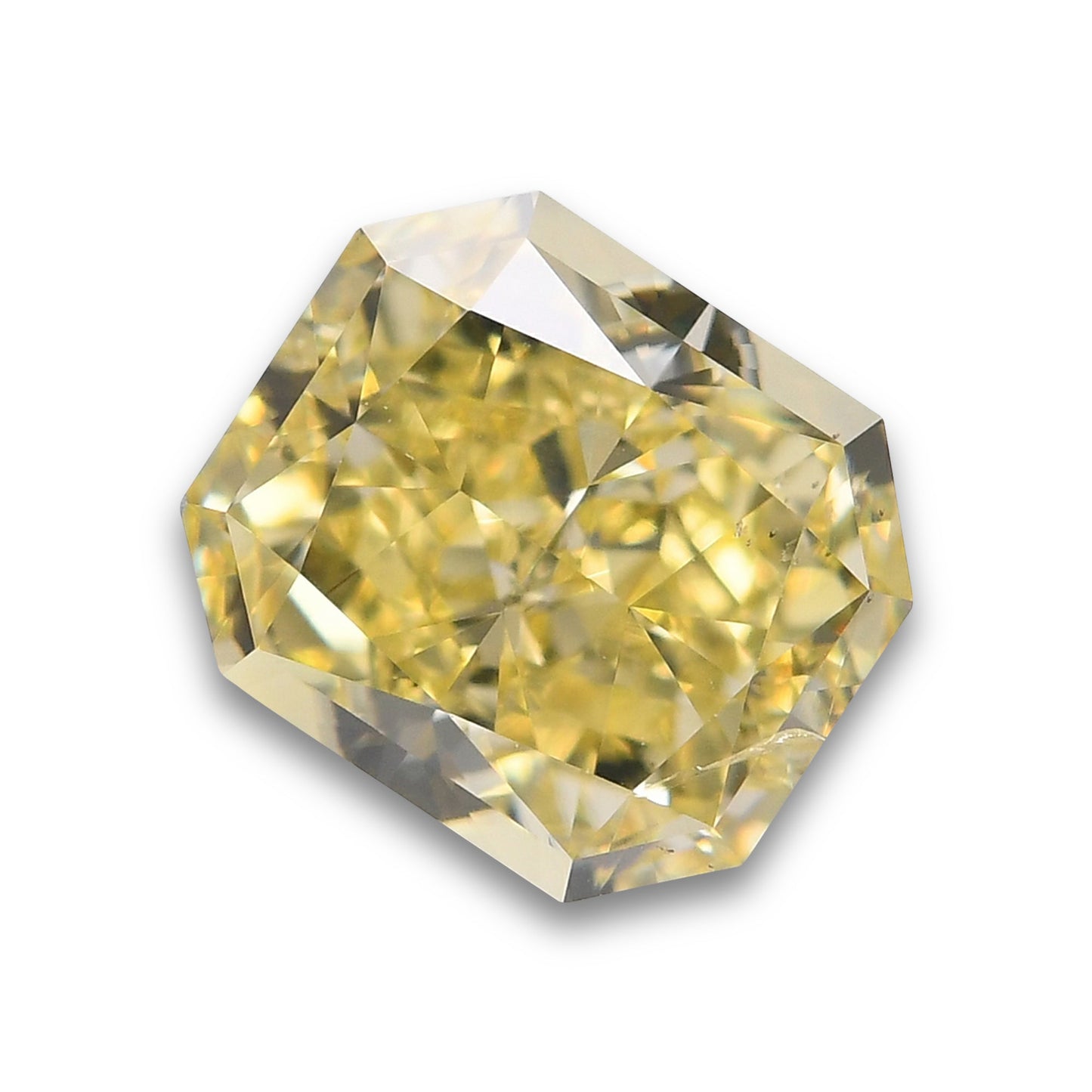 3,02 Karat Fancy Intense Yellow Radiant SI2 GIA