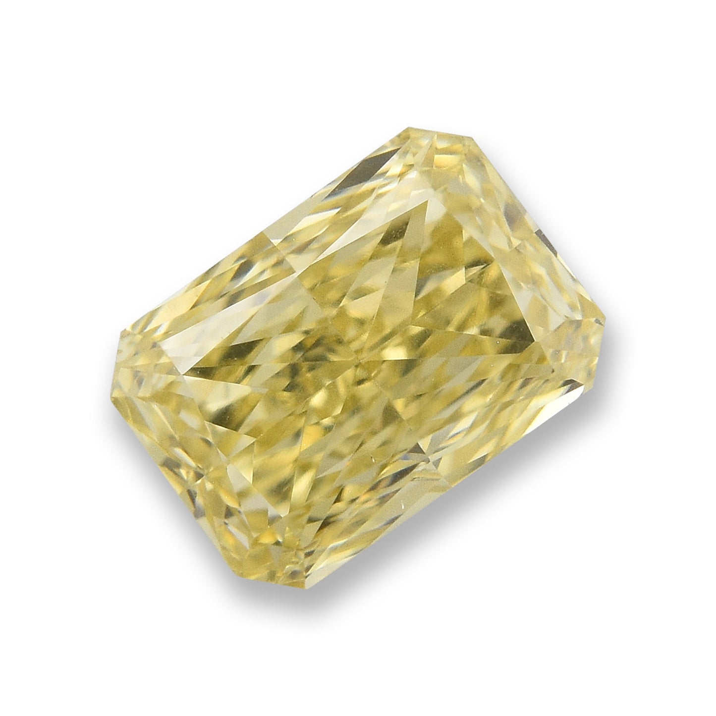 0,65 Karat Fancy Light Brownish Yellow Radiant VS1 GIA