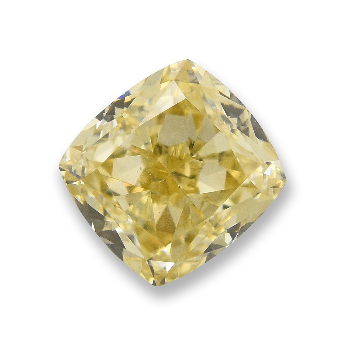 0,61 Karat Fancy Brownish Yellow Cushion Diamond VS1 GIA