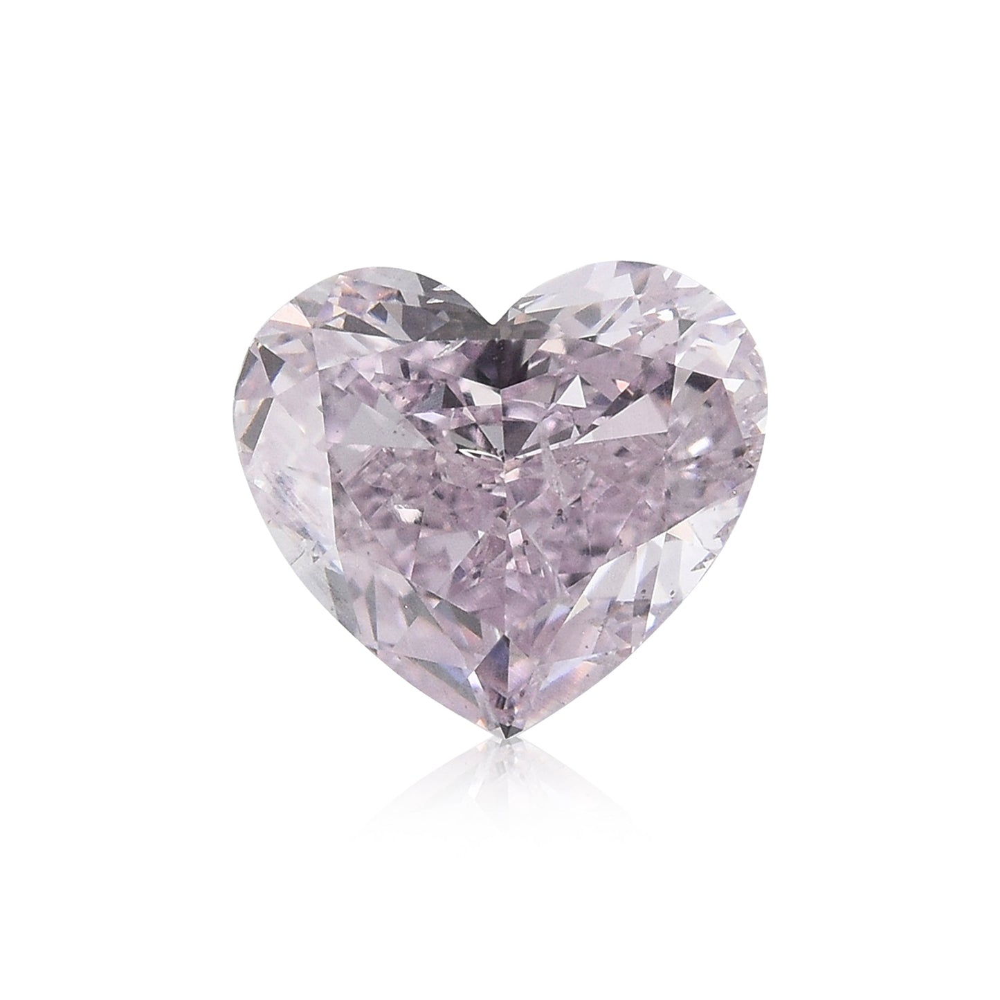 1,02 Karat Fancy Purple Pink Heart Diamant SI2 GIA