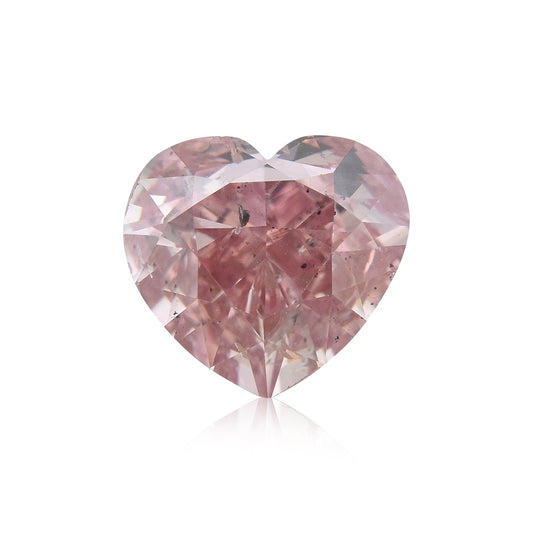 1,00 Karat Fancy Intense Pink Herzförmiger Diamant SI2 GIA