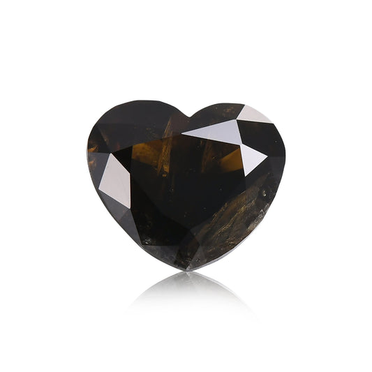 1,66 Karat Fancy Dark Brown Heart Diamant GIA
