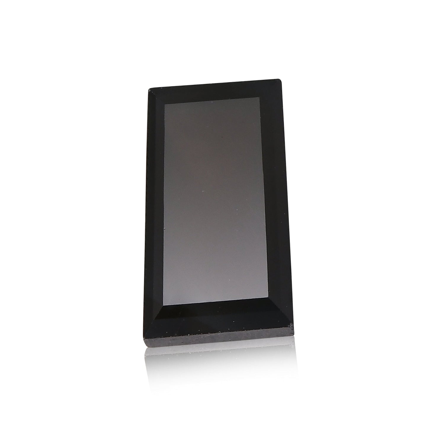 2,04 Karat Fancy Black Baguette Diamond GIA