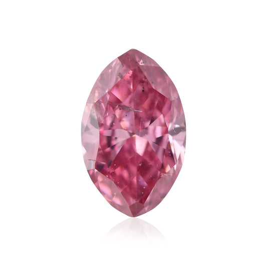 0,13 Karat Fancy Deep Purplish Pink Marquise-Diamant (I2) GIA