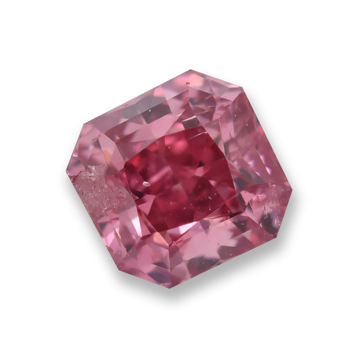 0,17 Karat Fancy Deep Purplish Pink Radiant Argyle Diamant (I2) GIA und Argyle