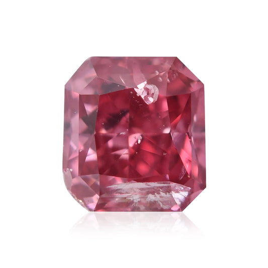 0,24 Karat Fancy Deep Purplish Pink Radiant Argyle Diamant (I2) GIA