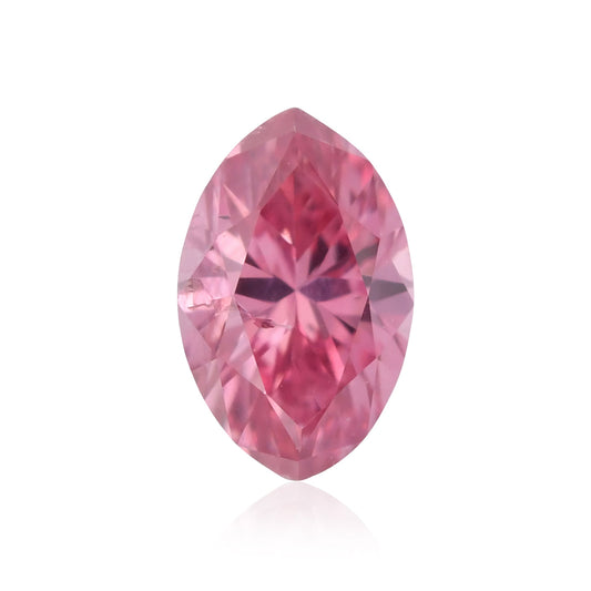 0,15 Karat Fancy Vivid Purplish Pink Marquise-Diamant (I2) GIA