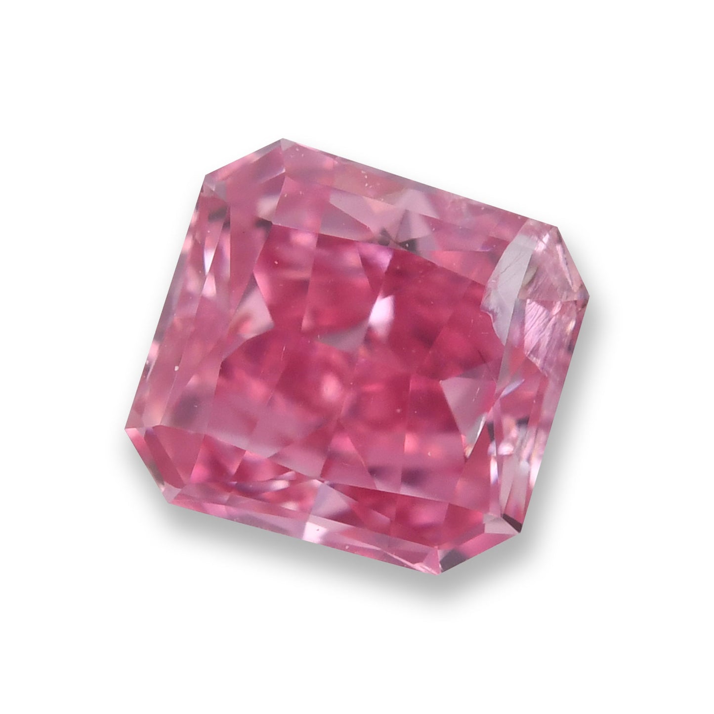 0,22 Karat Fancy Vivid Purplish Pink Radiant Argyle Diamant I2 GIA