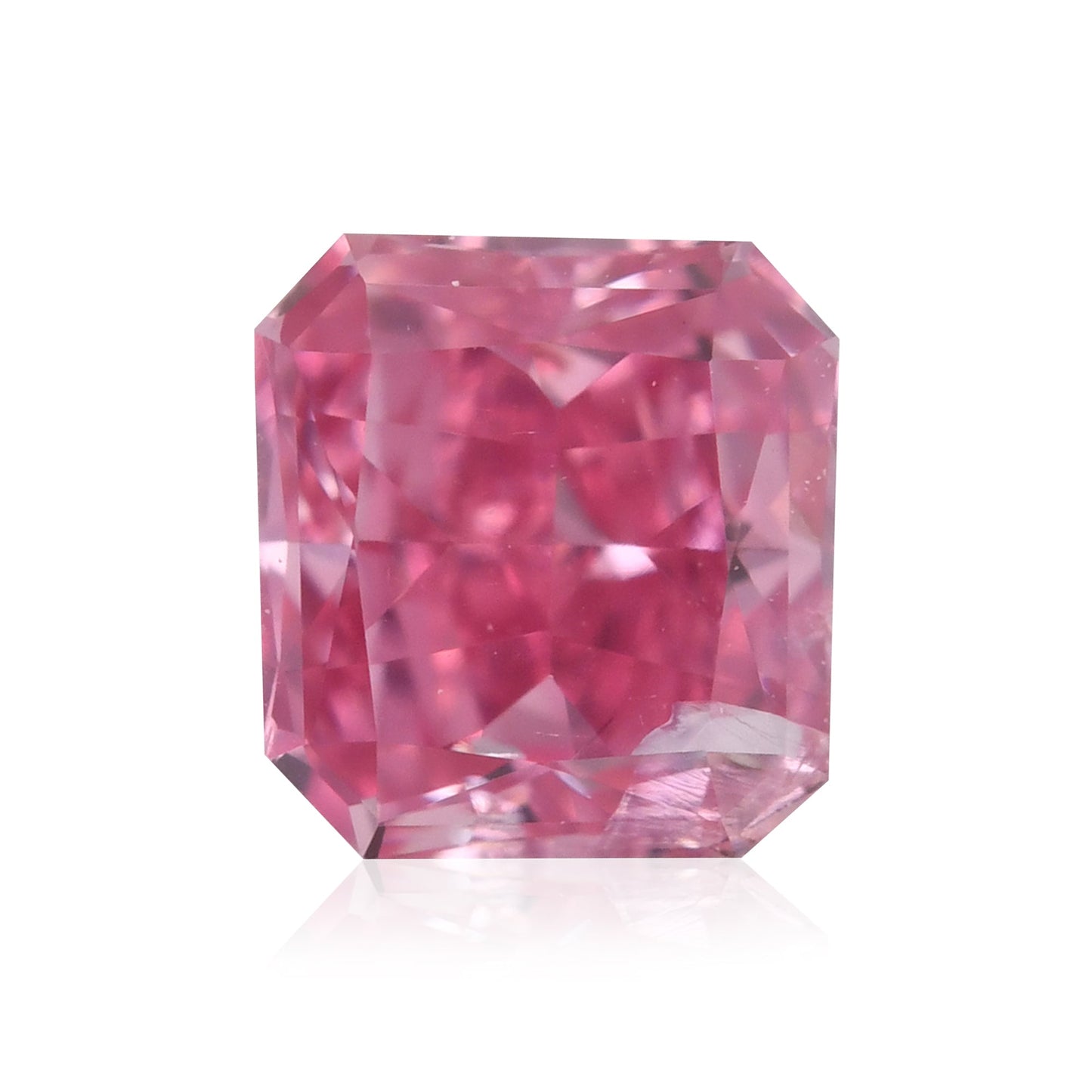 0,22 Karat Fancy Vivid Purplish Pink Radiant Argyle Diamant I2 GIA