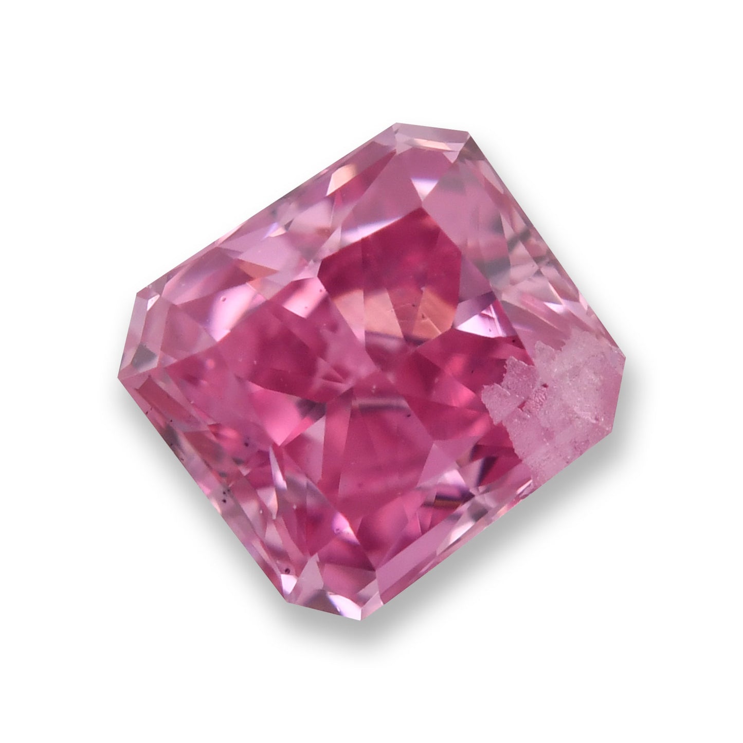 0,24 Karat Fancy Vivid Purplish Pink Radiant Argyle Diamant (I2) GIA