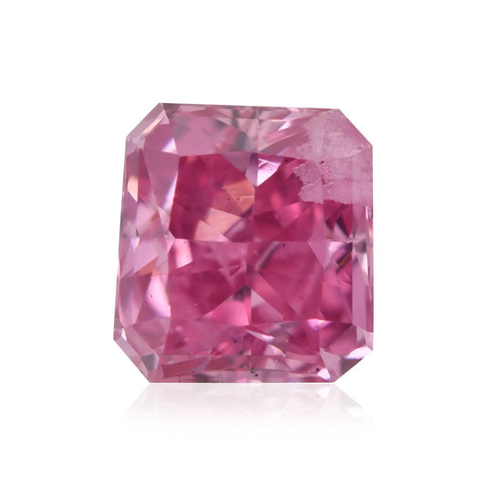 0,24 Karat Fancy Vivid Purplish Pink Radiant Argyle Diamant (I2) GIA