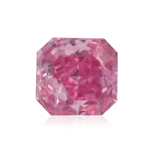 0,25 Karat Fancy Vivid Purplish Pink Radiant Argyle Diamant (I2) GIA