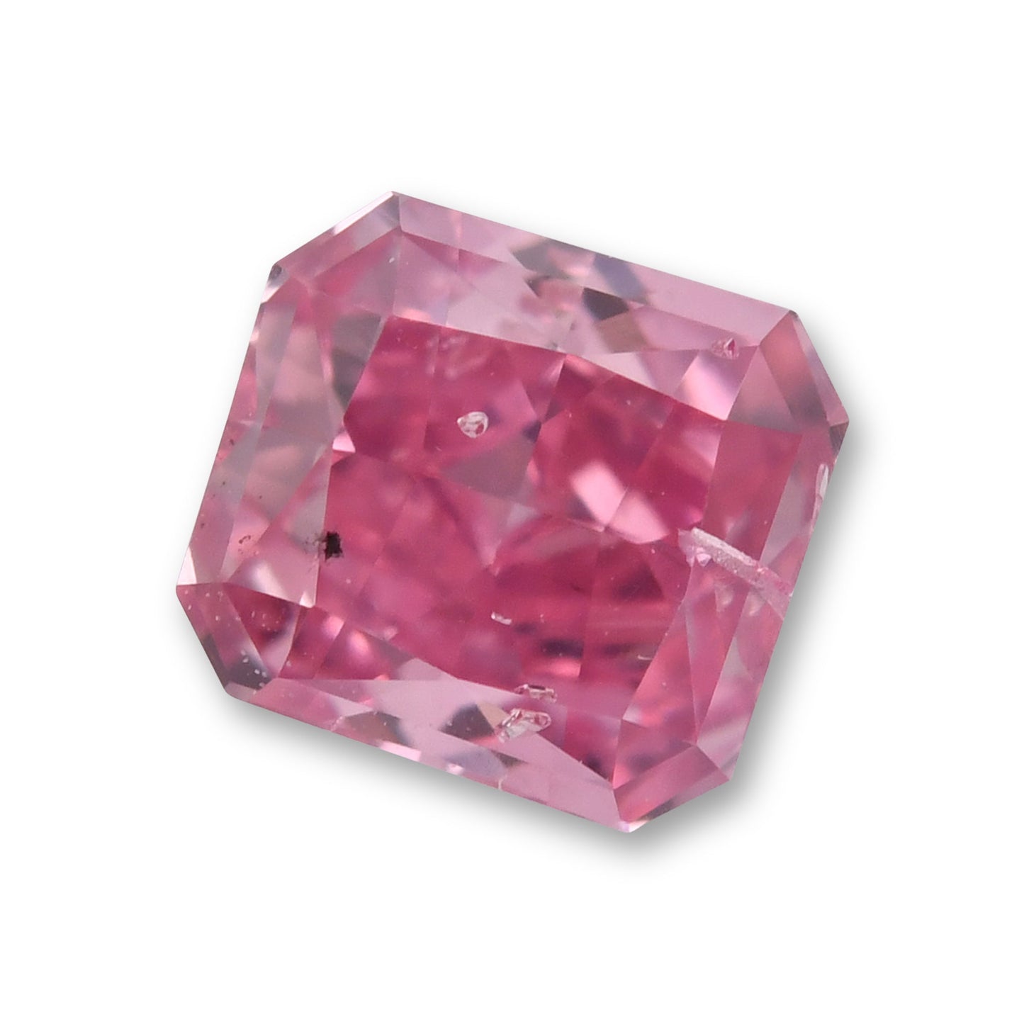 0,27 Karat Fancy Vivid Purplish Pink Radiant Argyle Diamant (I2) GIA