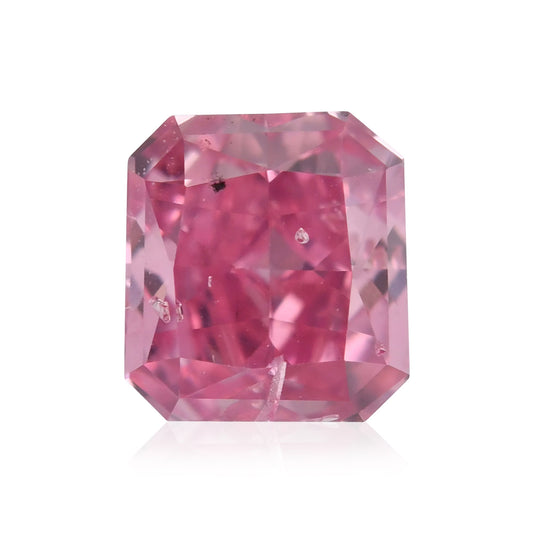 0,27 Karat Fancy Vivid Purplish Pink Radiant Argyle Diamant (I2) GIA