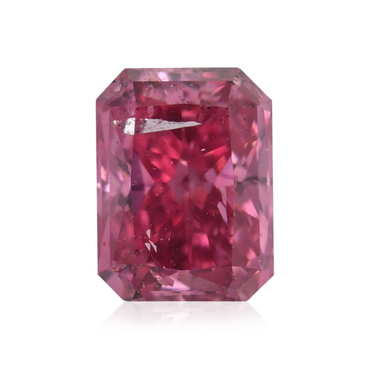 0,35 Karat Fancy Vivid Purplish Pink Radiant Argyle Diamant (I2) GIA