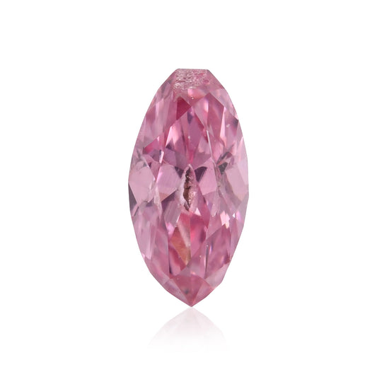 0,14 Karat Fancy Intense Purplish Pink Marquise-Diamant (I2) GIA